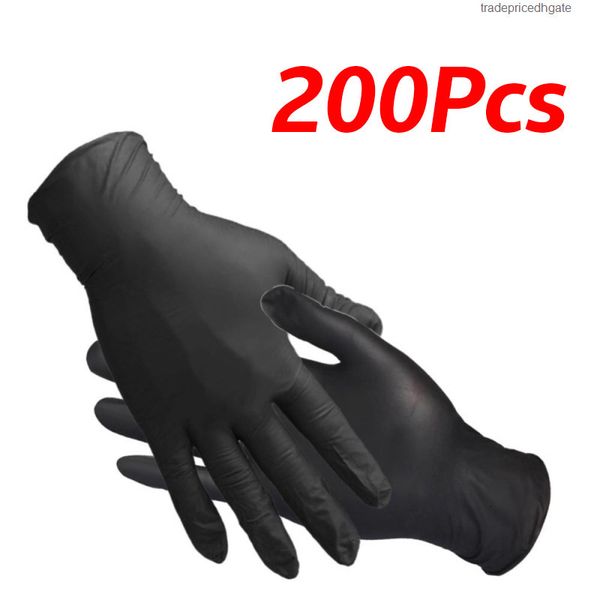 

latex garden kitchen nitrile disposable clean food 100pcs work anti hand gloves 4vsw5