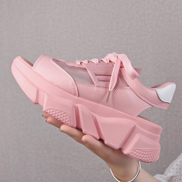 

women sandals 2021 summer shoes platform sandalias mujer ladies flat woman summer shoes chunky zapatos chaussures sandales femme, Black