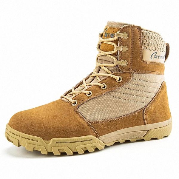 

Winter Military Boots Men 2019 Fashion Army Boots Men' s Tactical Desert Combat High Top Ankle Men Outdoor Work Shoes #gG7o