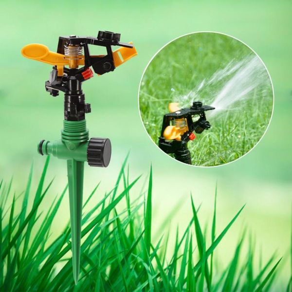 

watering equipments garden sprinkler spike lawn grass 360 degree adjustable rotating water sprayer for irrigation system