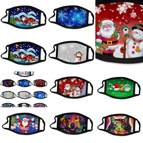 

nj8jkids santa claus masks cosply party face mask anti dust washable reusable1vho