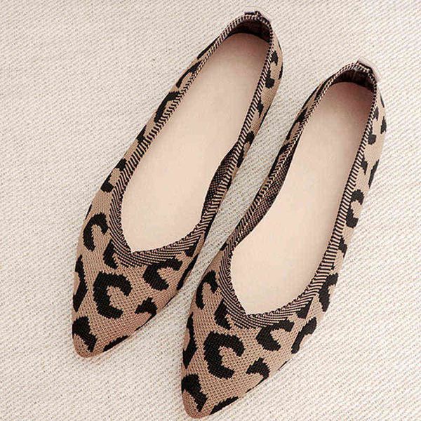 Leopard Print Ballet Flats: Breathable, Comfy Slip-Ons for Women's Casual Style