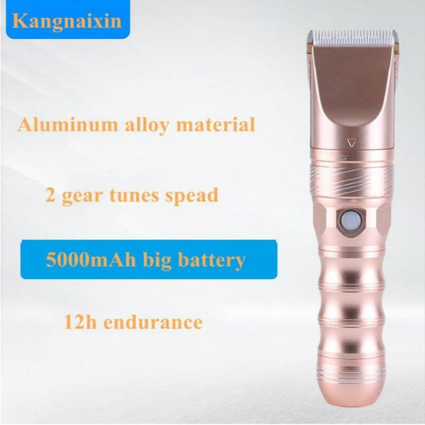

wireless electronic titanium alloy barber salon hair clippers 288