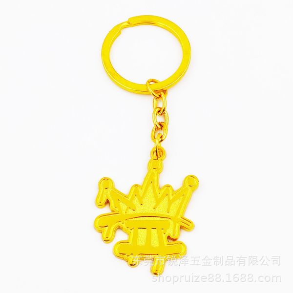 

chain zinc alloy pendant special-shaped production metal of key plate, Silver