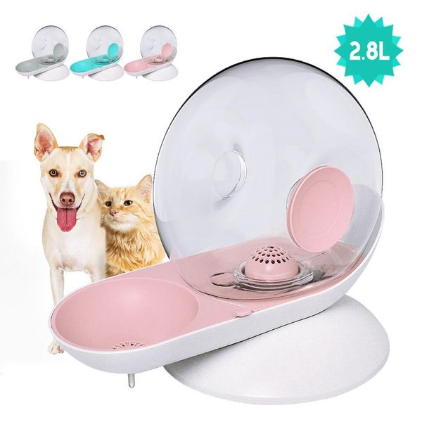 

2.8l pet cat dog feeder fountain bubble matic cat water dispenser large drinking bowl for cat water fountain no ele bbycth