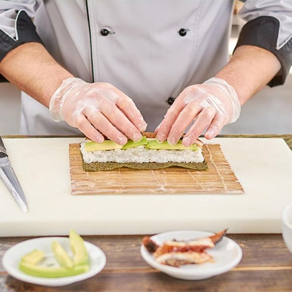 

one-off pvc 100 dishwashing/kitchen pcs transparent disposable gloves plastic glovesuniversal for home cleaning fast delivery