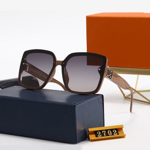 

2021 new luxury polarized sunglasses men women square sunglasses uv400 eyewear brand glasses metal frame polaroid lens with cases 2702, White;black