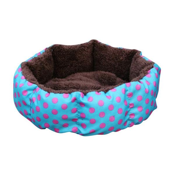 

colorful leopard print pet cat and dog bed waterproof sofa pink blue yellowish brown deep pink size s m l xl puppy house