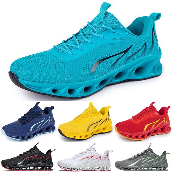 

men running shoes athletic black white outdoor cushion breathable mens trainers sports sneakers runners size 40-44 color14, White;red