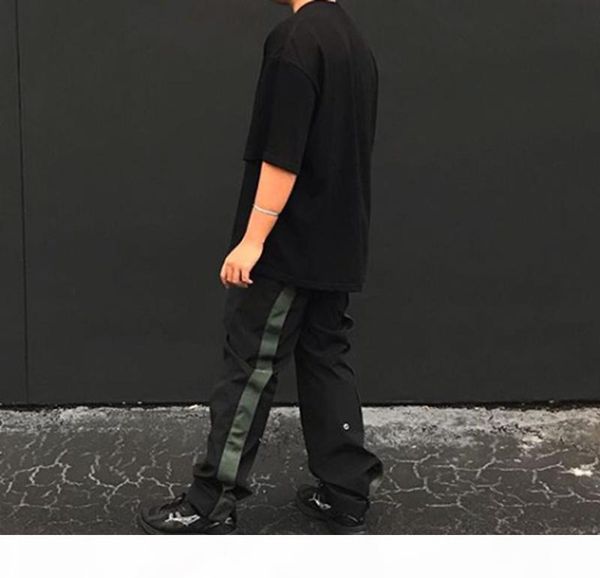 

mens pants retro kiko kostadinov suit pants black green straight casual loose trousers fashion sweatpants casual pants