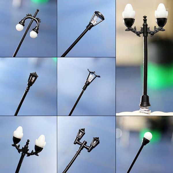

decorative objects & figurines retro street lamp streetlight miniature garden ornament mini landscape fairy resin craft decor 10 styles1