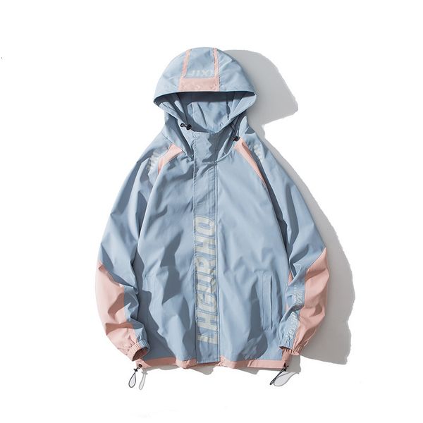 

2021 new jackets autumn winter casual streetwear coats scarf collar jacket fashion hooded male outwear men clothing ddx7, Black