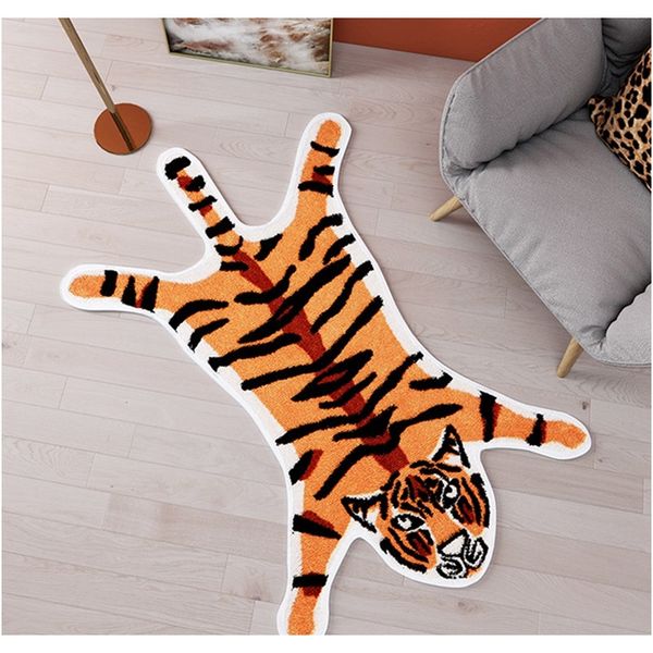 

tiger printed rug cow leopard tiger printed polyester non slip mat 54.5cm82cm animal print carpet f wmtcvc