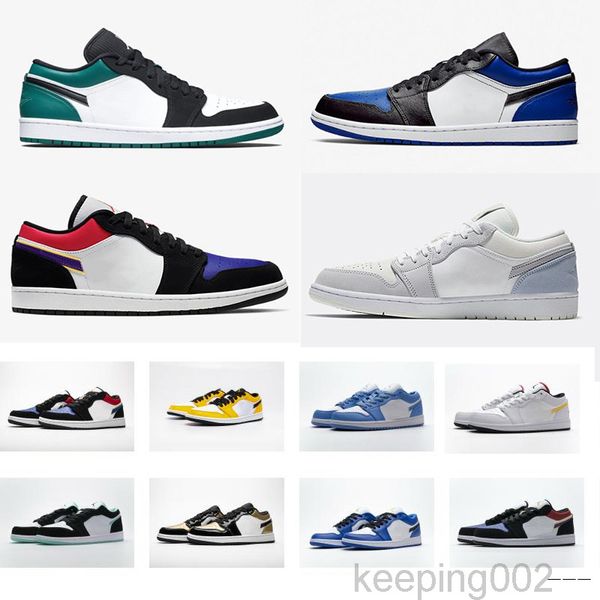 

mens 1 basketballs shoes jumpman low 1s women banned bred chicago black toe court purple pine green unc shadow sneaker bnb3c