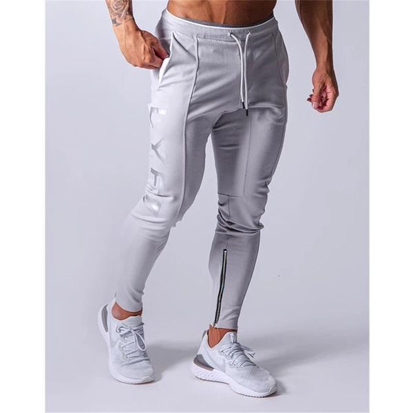 

sports pants men's jogger fitness sports trousers new fashion printed muscle men's fitness training pants drop shipping, Black