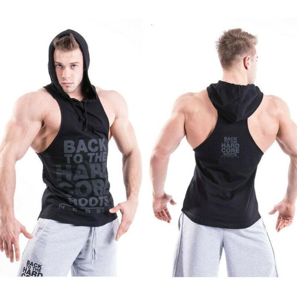 

2019 fashion men casual hoodie sports gym muscular fitness bodybuilding crew sweatshirts basic sale, Black