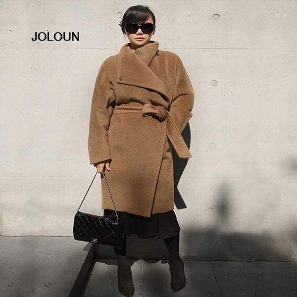 

women loose wool poncho winter warm coats jacket cloak cape oversized trench long coat parkas casacos feminino winterjas vrouwen1, Black