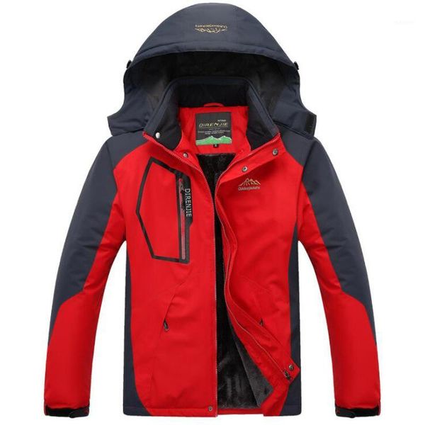 

men's winter inner fleece jacket men outwear sportswear warm brand coats parkas male waterproof windbreaker thermal jackets1, Black