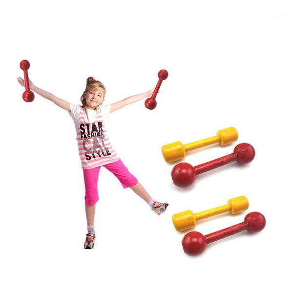 

children wood dumbbell small dumbbell gymnastics school standard kindergarten morning exercise gymnastics /501
