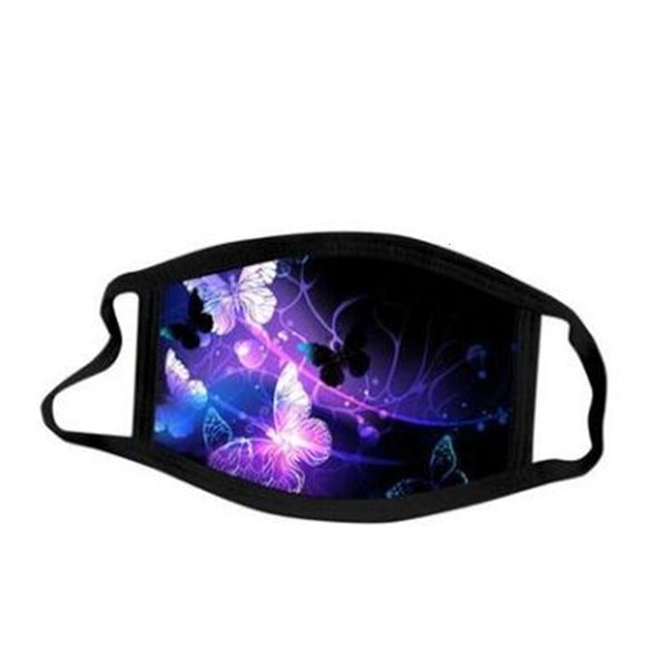 

u2sxxu factory price butterfly print dustproof washable reusable designer cotton face mouth cover protective mask party masks c 3 n