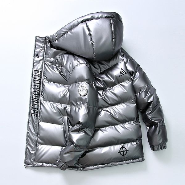 

2020 warm winter white duck down male thick jacket with hood sports casual men's jackets outerwear 5lw9, Black