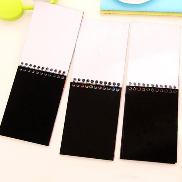 

factory price sketchbook diy scratchbook scratch note notebook drawing kids party gift creative imagination development, Purple;pink
