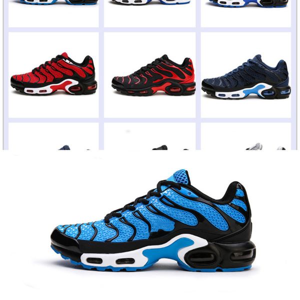 

plus tn classic se hyper blue greedy running shoes men basketball trainers red black grey tn ultra breathable sneaker sports schuhe, White;red