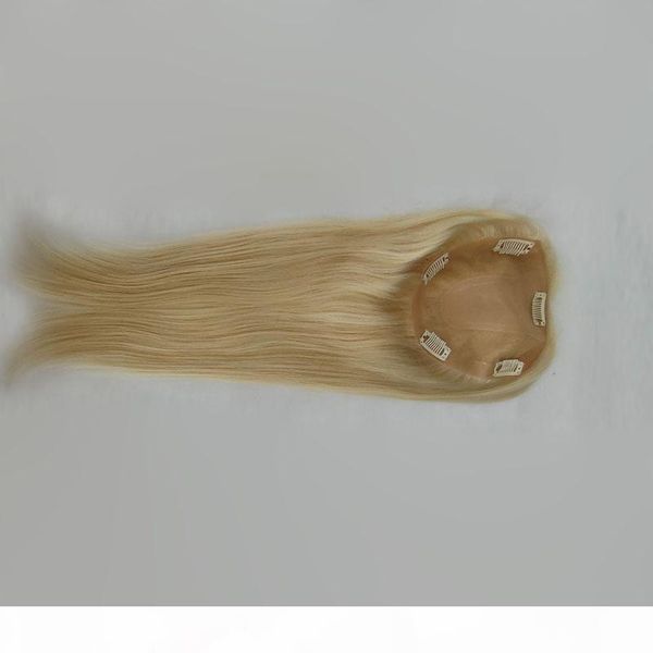 

human remy hair closures size 14*16 hair silk base toupee for women hair extensions natural brown blonde color option, Black;brown