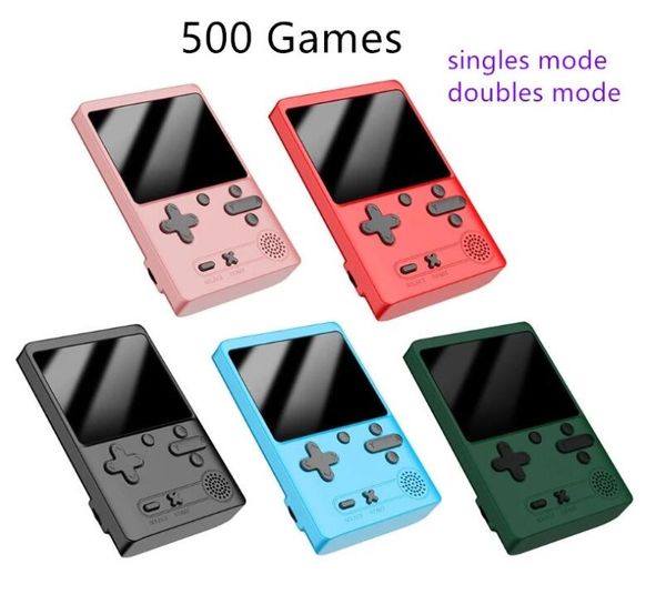 

2020 new m6 handheld game console single double children 500 games retro classic nostalgic mini handheld gift