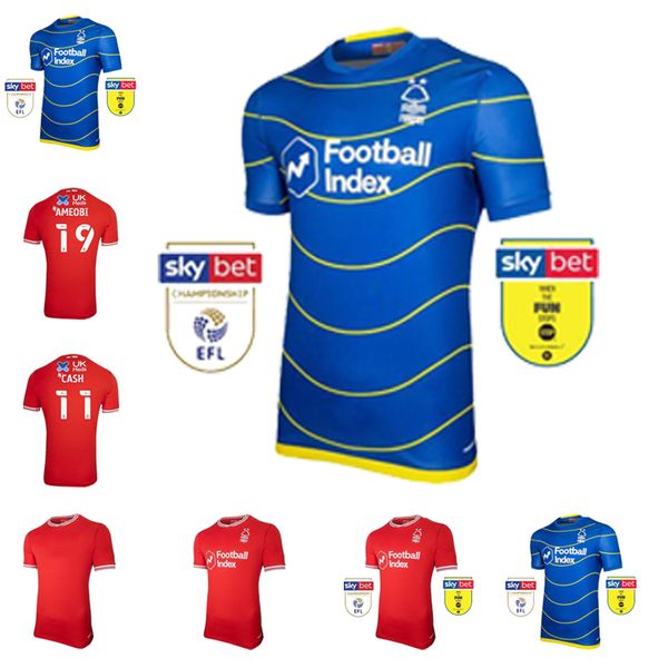 

new 20 21 nottingham forest thailand quality home away soccer jerseys lolley grabban 2020 2021 watson football shirt, Black;yellow