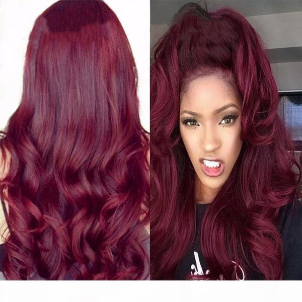 

99j human hair lace wig pre plucked brazilian lace front wigs with baby hair 150% density remy hair, Black;brown