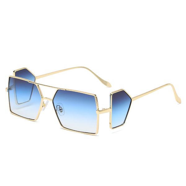 

new sunglasses fashion square four lens sunglasses women's fashion net red same sunglasses 50335, White;black