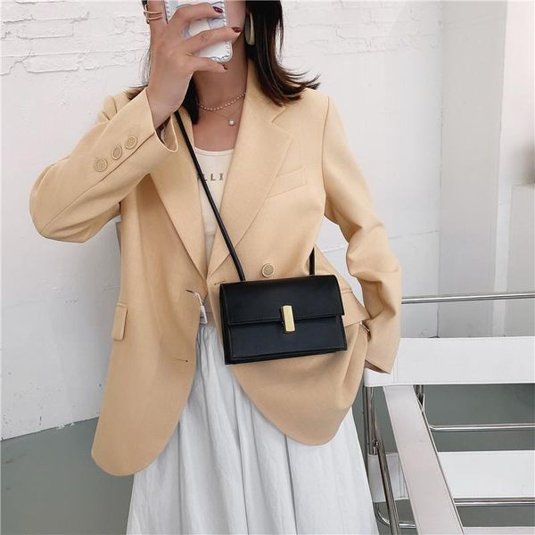 

fall 2021 women's bag one-shoulder bag sloping to carry small square