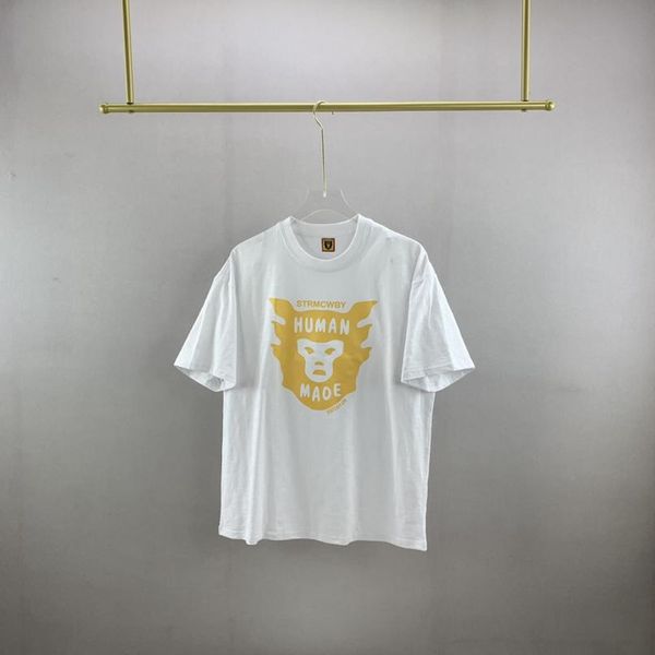 

22ss pattern printing cotton t shirt men women streetwear summer clothes, White;black