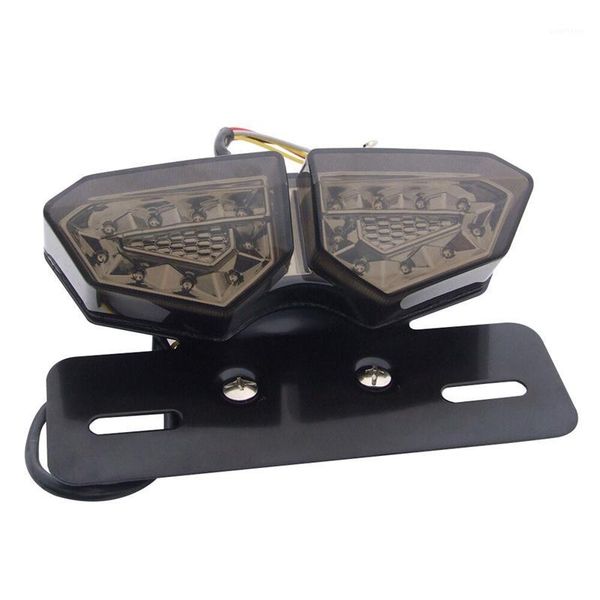 

motorcycle led rear light turn signal smoke lens turn signal bulb brake lamp1