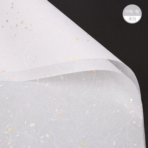 

gift wrap 10pcs waterproof gold silver dots flower wrapping paper christmas packaging gifts diy cartoon bouquet box florist supply