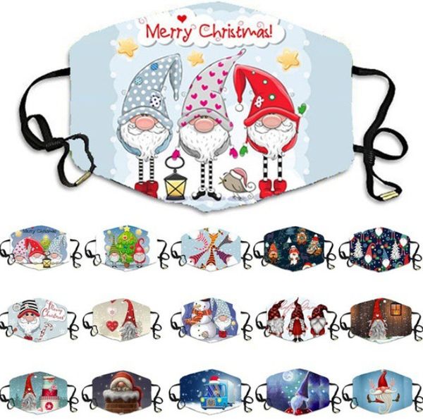 A mais recente máscara de festa de Natal, uma variedade de estilos para escolher entre alces de Papai Noel, adultas máscaras decorativas respiráveis