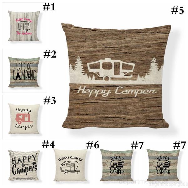 

merry camping pillow case cover outdoor linen printing pillowcase party pillowslip for car office home decor owc3188