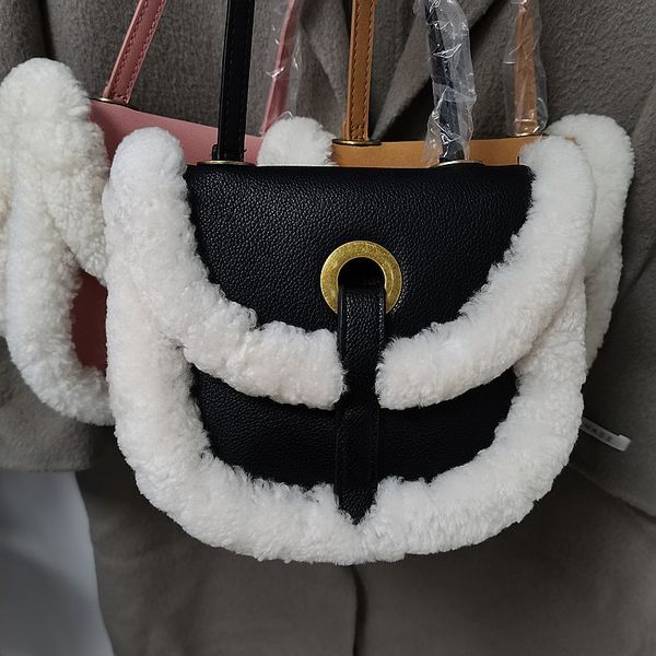 

lamb wool handbags women crossbody designer luxury ladies