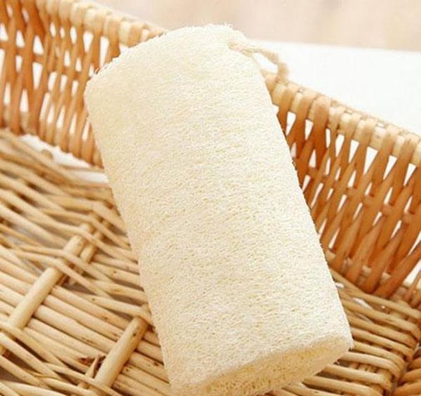 

new fashion new natural loofah bath body shower sponge scrubber pad for home supply with wmtnsg comb2010