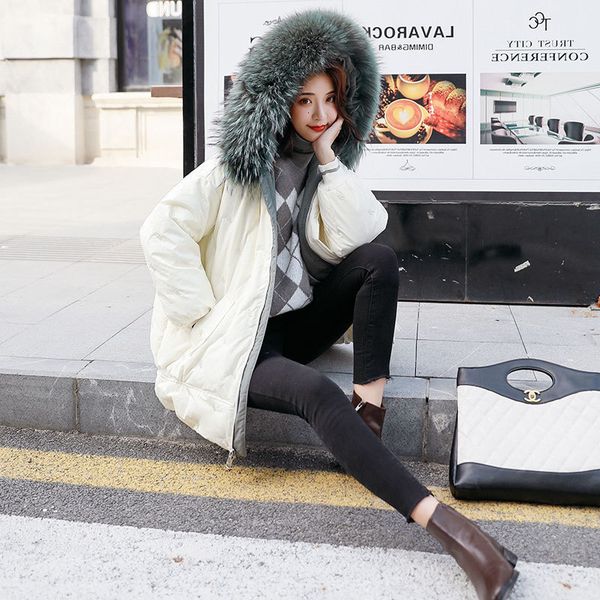 

duck coat white female korean winter down jacket 8525 y1288 psqi, Black