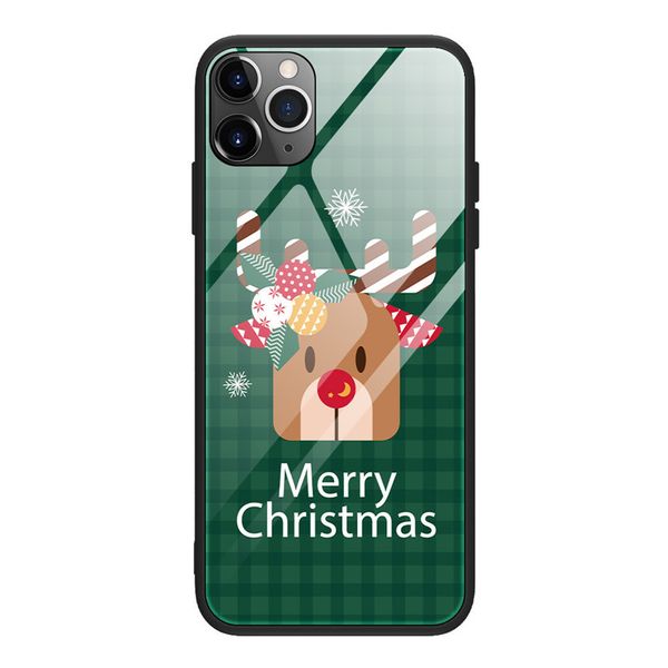 Caso de Natal multi-função capa magro e dura pneu de choque à prova de choque de telefone caso para iphone 12 pro max iphone 11 pro max x xs xr