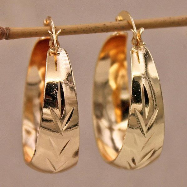 

vintage new trendy gold round copper hoop earrings for women girls fashion jewelry accessories eardrop wedding party gift, Golden;silver