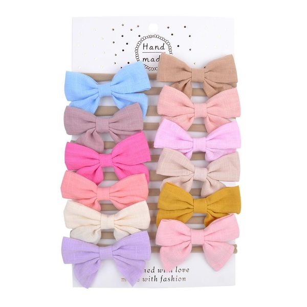 

12 pcs/lot candy colors nylon headband elastic hair band for baby girls lovely handmade hair ring headwear hair accessories 098 q sqcgib