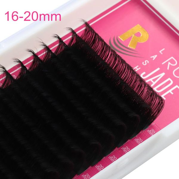 

false eyelashes 20mm lashes for extensions 15-20mm long matte black individual eyelash russian silk