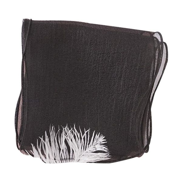 

прозрачный свет шарф женский весна новый шифон сплошного цвета малый шарф черный покрытый малый длинный шарф диапазона волос bbyzfd bdehome, Blue;gray