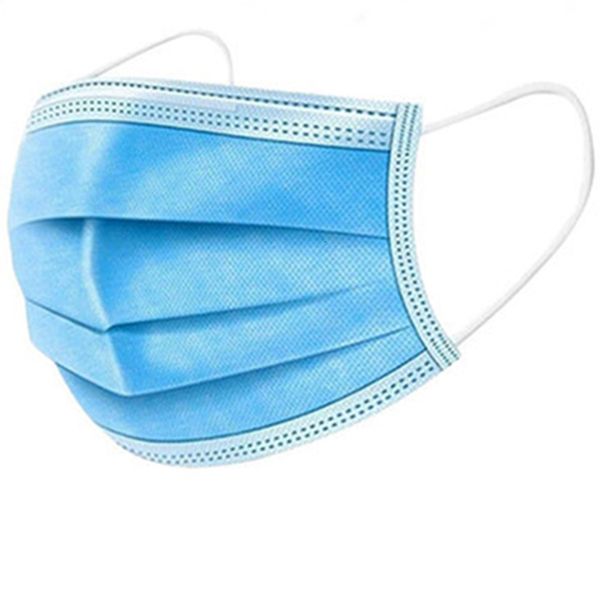 

face 3 layer ear-loop mouth masks cover 3-ply non-woven disposable dust mask soft breathable outdoor part sale