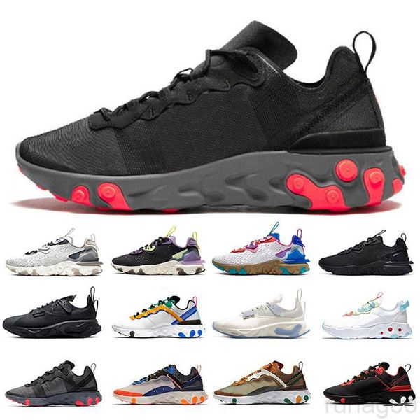 

fashion react vision element 55 87 mens casual shoes type n354 gore-tex gtx phantom art3mis honeycomb schematic men women sports gh6t, Black