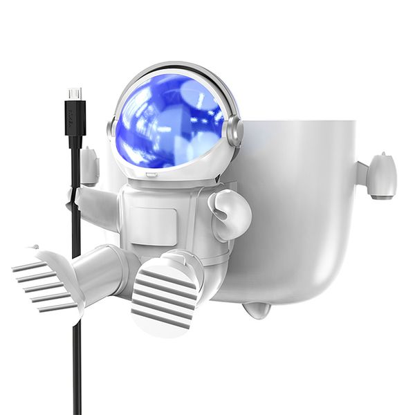 

3edswanew product astronaut wall mount storage with 3m glue mobile phone holderjki