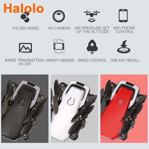 

halolo lf606 1080p mini drone with hd camera drone hight hold mode rc quadcopter rtf wifi fpv foldable helicopter vs e61